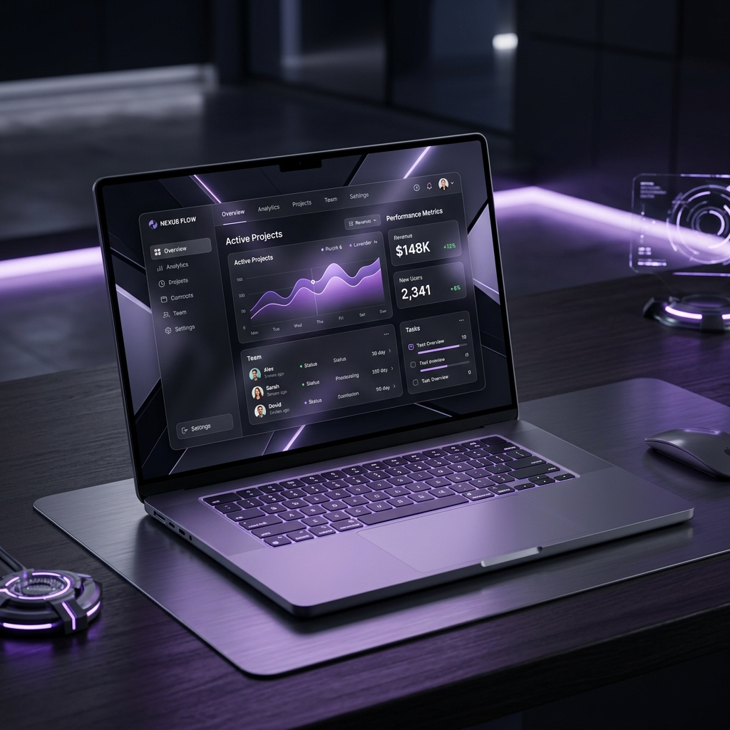 Beex Studio SaaS Digital Platform Mockup